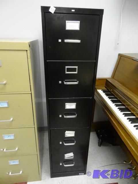 15&quot metal 5 drawer file cabine...