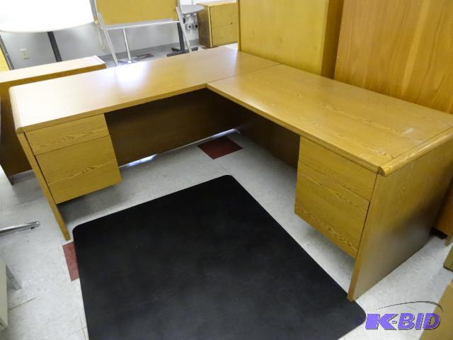 78 x 65 laminate office desk...
