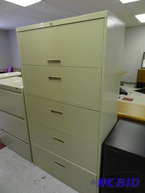 36&quot metal 5 drawer lateral fil...