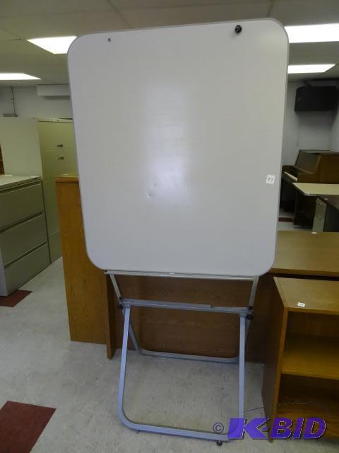 Adjustable height white board...