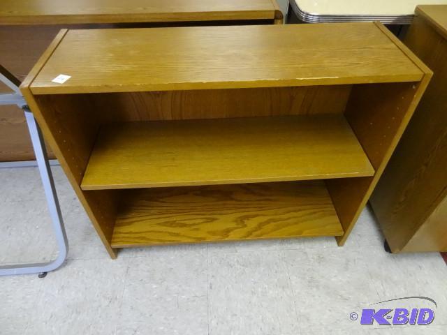 Wood book shelf. 1 adjustable shelf...
