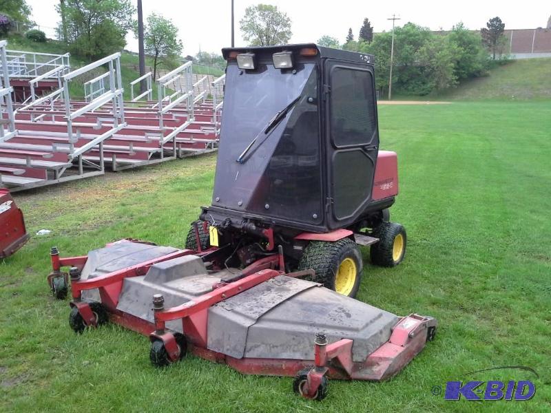 lot 1 image: 1995 Toro Groundmaster 455-D with Two Snow Blowers (RESERVE MET)