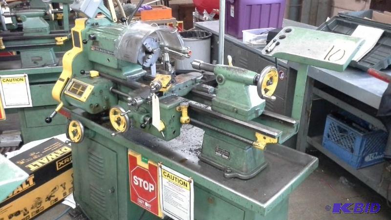 lot 10 image: Clausing Metal Working Lathe