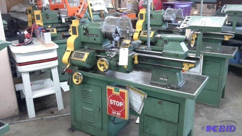 lot 11 image: Clausing Metal Working Lathe
