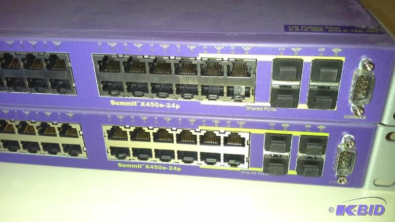lot 97 image: 2 Summit Extreme Networks