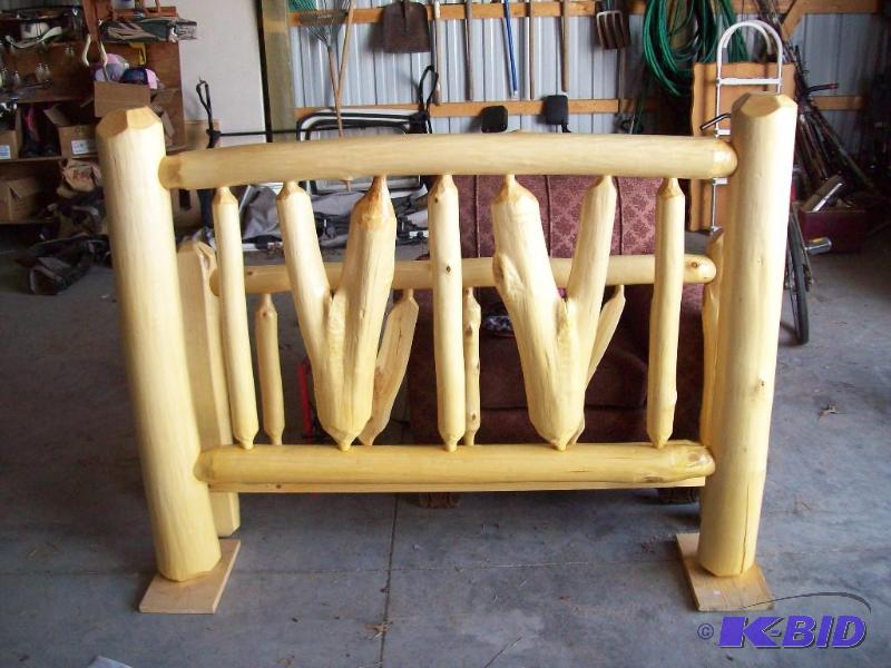 Log Headboard