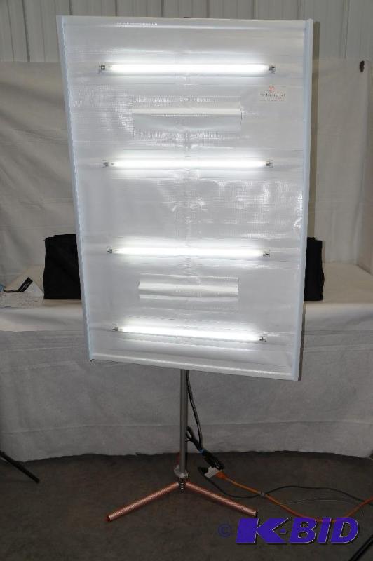 lot 15 image: New in box RoloLight 432 Lighted Banner With Stand