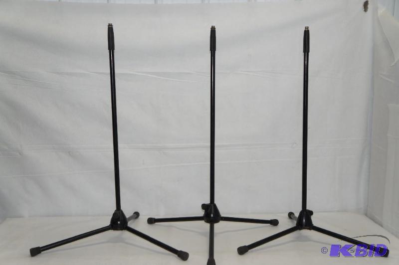 lot 33 image: Metrodome Mic Stands (Set of 3)