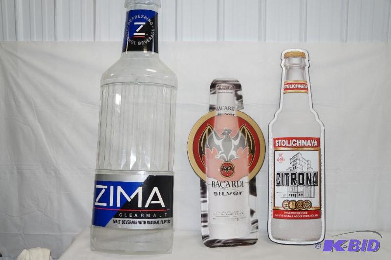 lot 42 image: Three Bar Signs  foam Penguin
