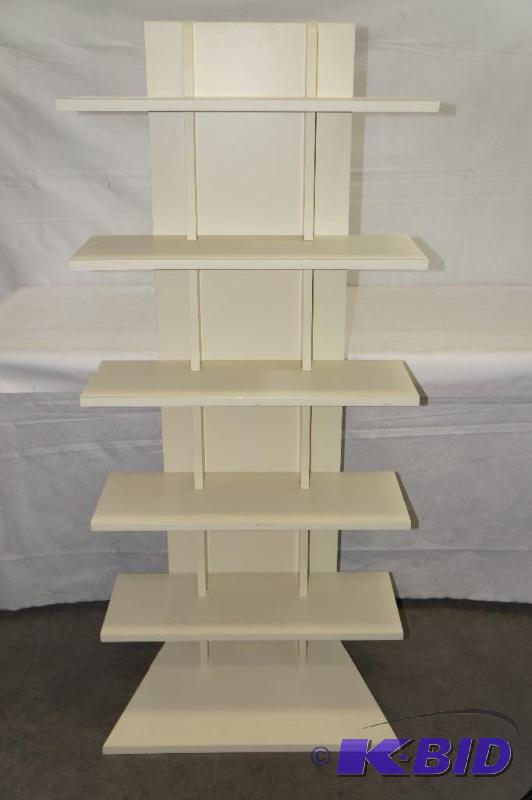 lot 52 image: White Display Shelf