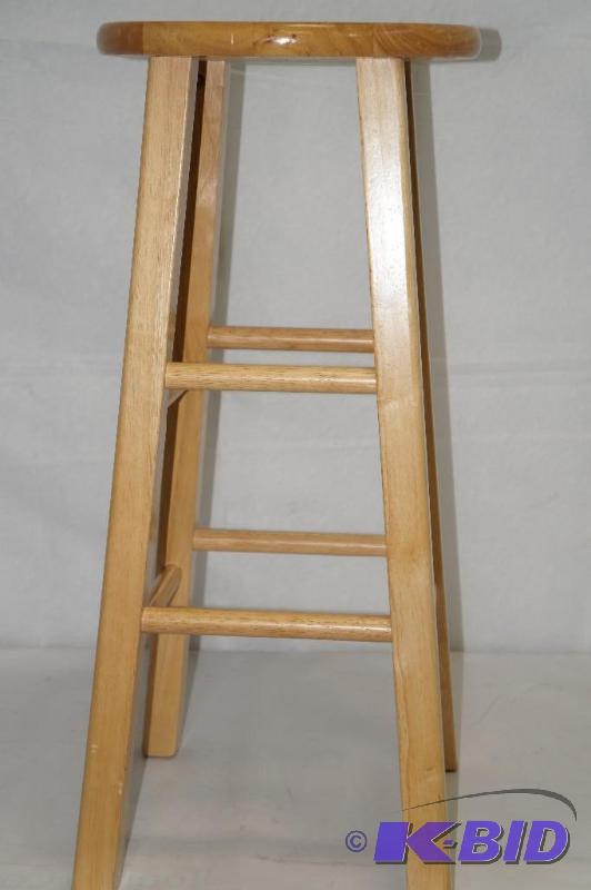 lot 69 image: Wood Barstool