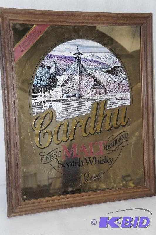 lot 92 image: Cardhu Malt Scotch Whisky Sign