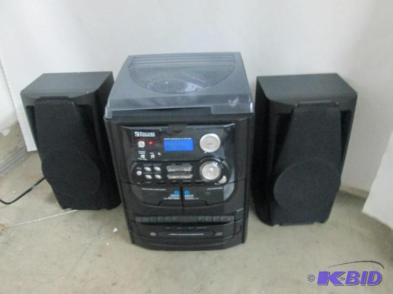 lot 12 image: Encore Technology 5 in 1 Sound System w Headphones