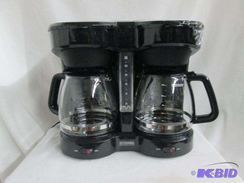 lot 26 image: Kitchen Selectives 12 Cup Dual Coffee Maker