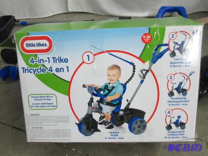 lot 38 image: Little Tikes Basic Edition Trike - Blue