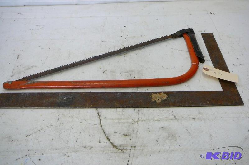 lot 53 image: Buck saw & Square Sold &quotas...