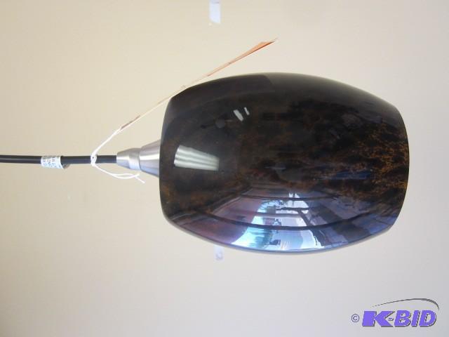 New brown and black hanging glass p...