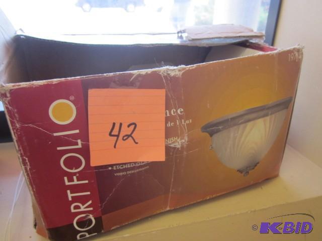 New in box Portfolio (1) light wall...
