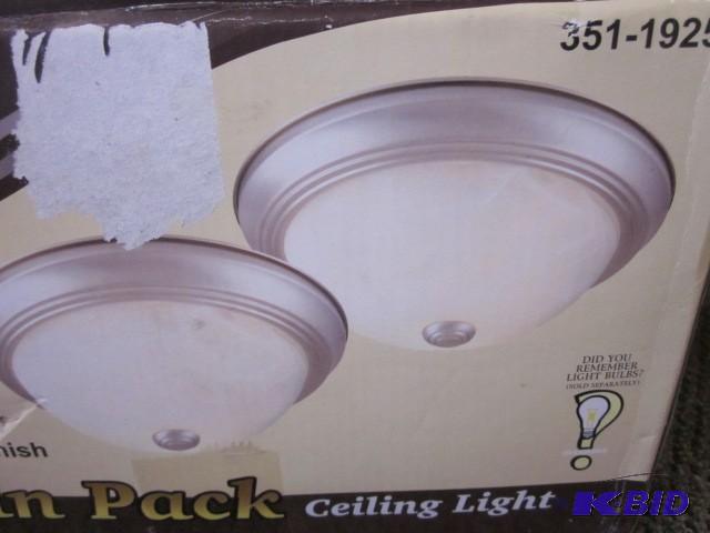 (1) new in box 11 inch brush nickel...