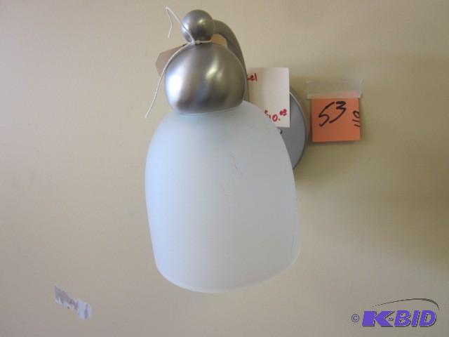 New brushed nickel hanging wall sco...