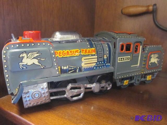 Vintage rare made in Japan tin Pega...
