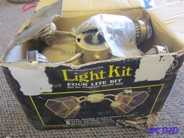 New in box decorative ceiling fan l...