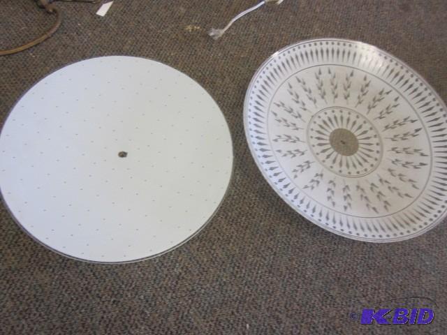 (2) large glass replacement ceiling...