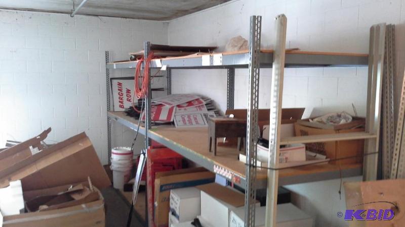 Shelving, light duty,
