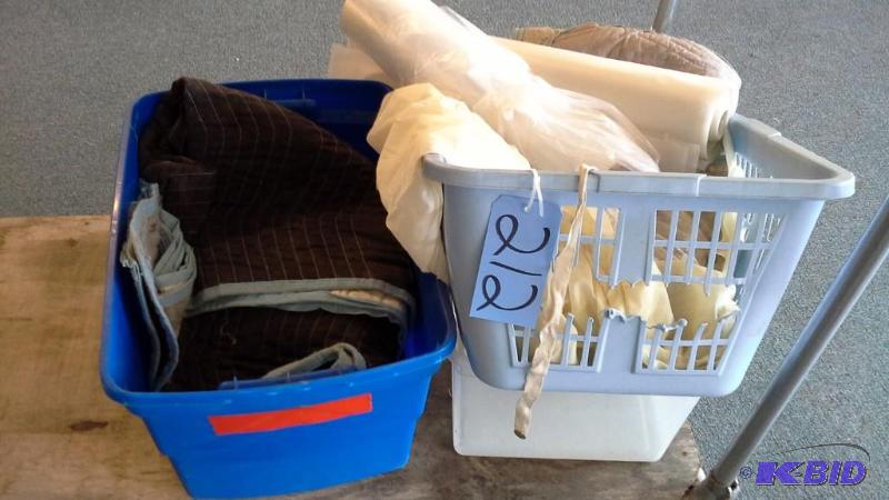 Shipping blankets and plastic