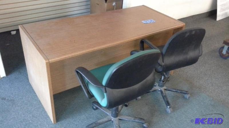 Desks and chairs