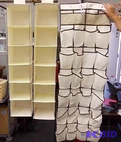 2-Closet Rod Organizer Cubbies,1-Ov...