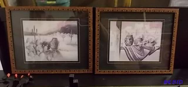 Pair Of Southwest Framed Prints By ...