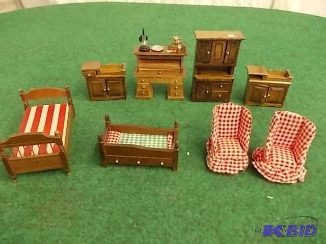 Collection Of Hand-Crafted Wood Dol...