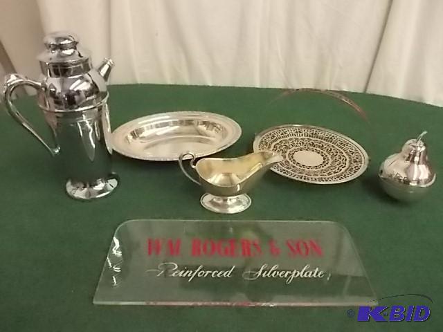Lot Of Assorted Silver Plate &amp ...