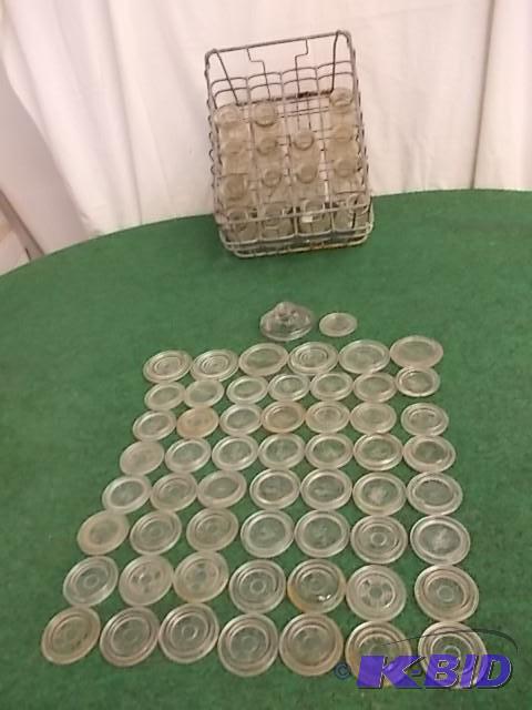 Crate Old Milk Bottles, Box Of Asso...