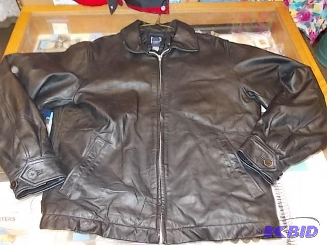 GAP Genuine Leather Jacket (Fits Mi...
