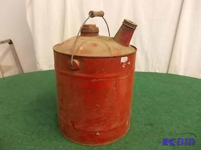 Old Metal Gas Can With Handle...