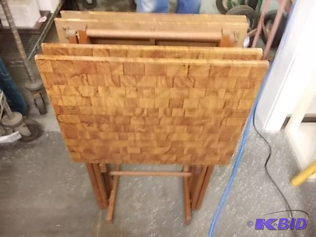 4-Wooden TV Strays With Storage Sta...