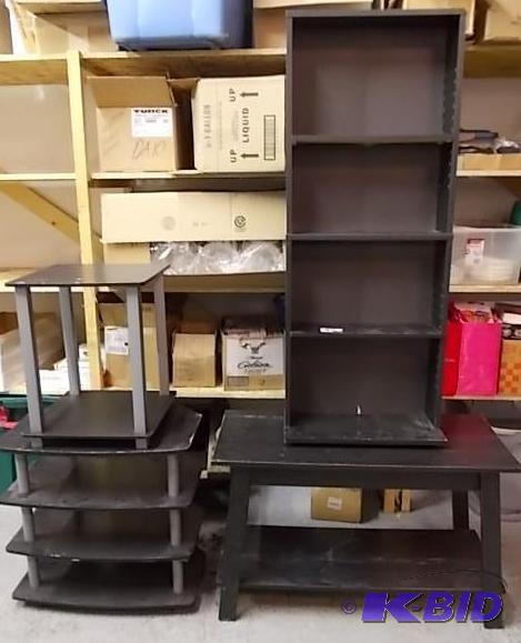 4-Pieces Black Furniture (2-Tables,...