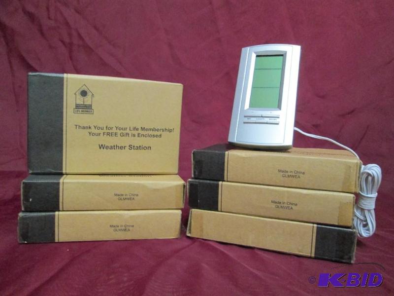 Lot of 6 new battery operated weath...