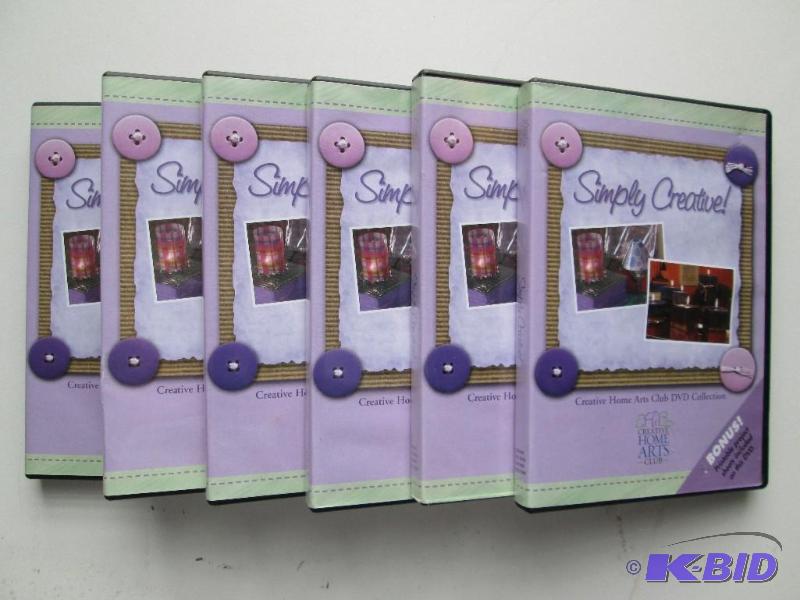 Lot of 6 Simply Creative DVDs from ...