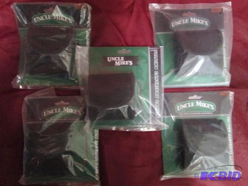 Lot of 5 Uncle Mikes folding cartr...