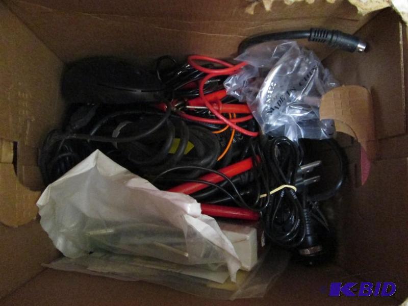 Lot of miscellaneous cables and ele...