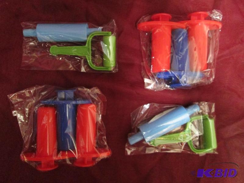 Lot of 4 sets of clay or play dough...