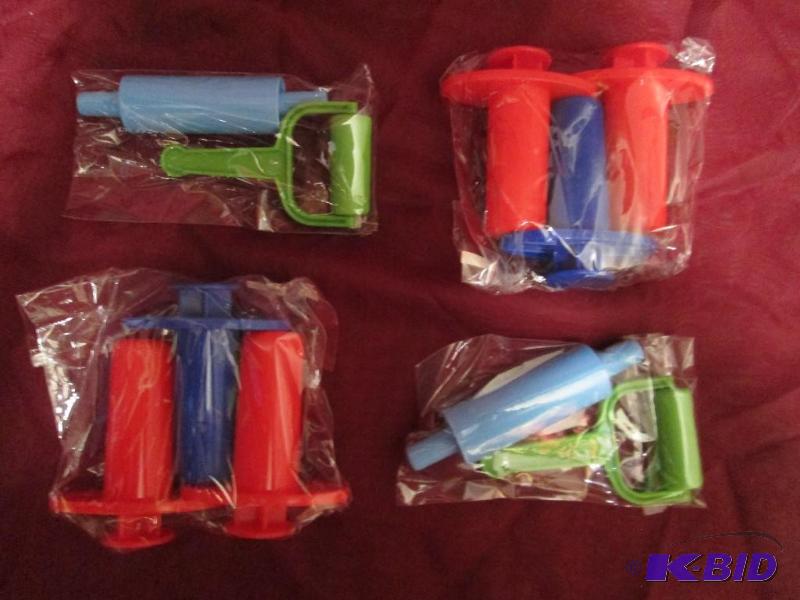 Lot of 4 sets of clay or play dough...