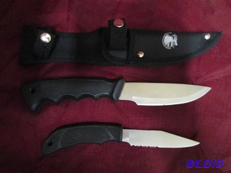 Buck knife pair with scabbord from ...