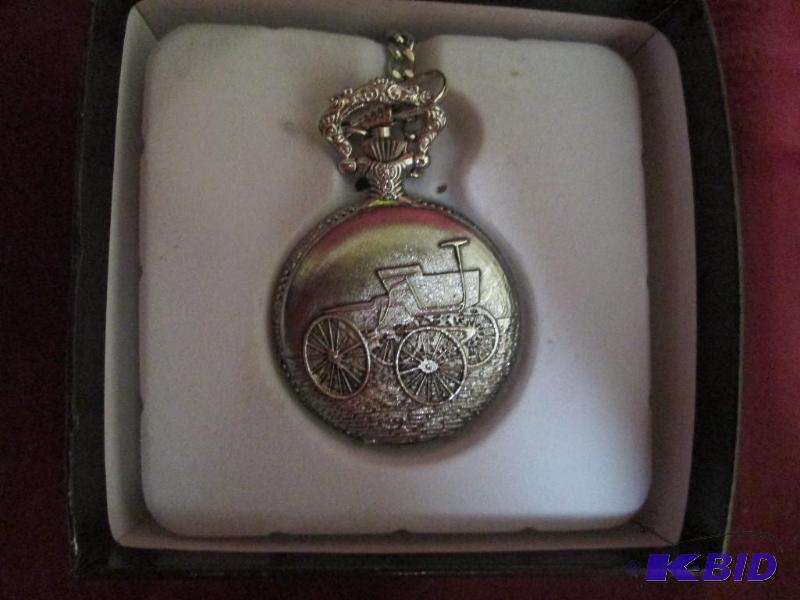 Silver Reliance pocket watch by Cro...