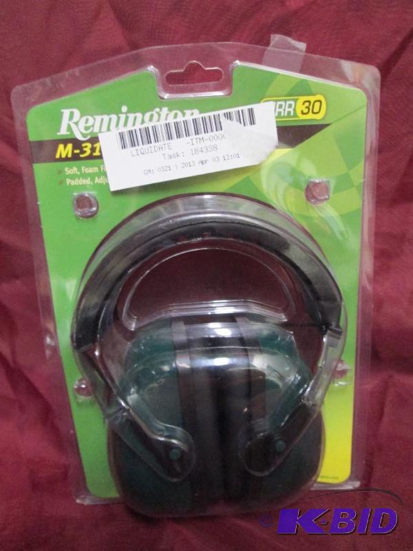 Remington M-31 shooters muffs. Nois...