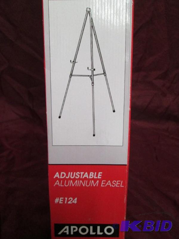 Apollo adjustable aluminum easel. A...