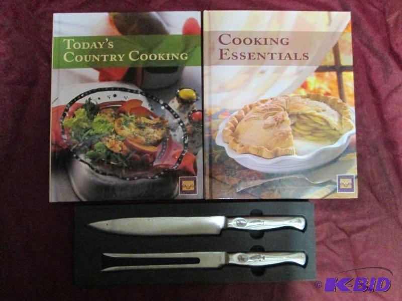 Pair of cookbooks from Cooking Club...